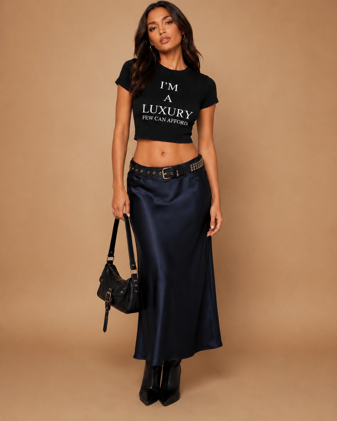 After Dark Satin Skirt