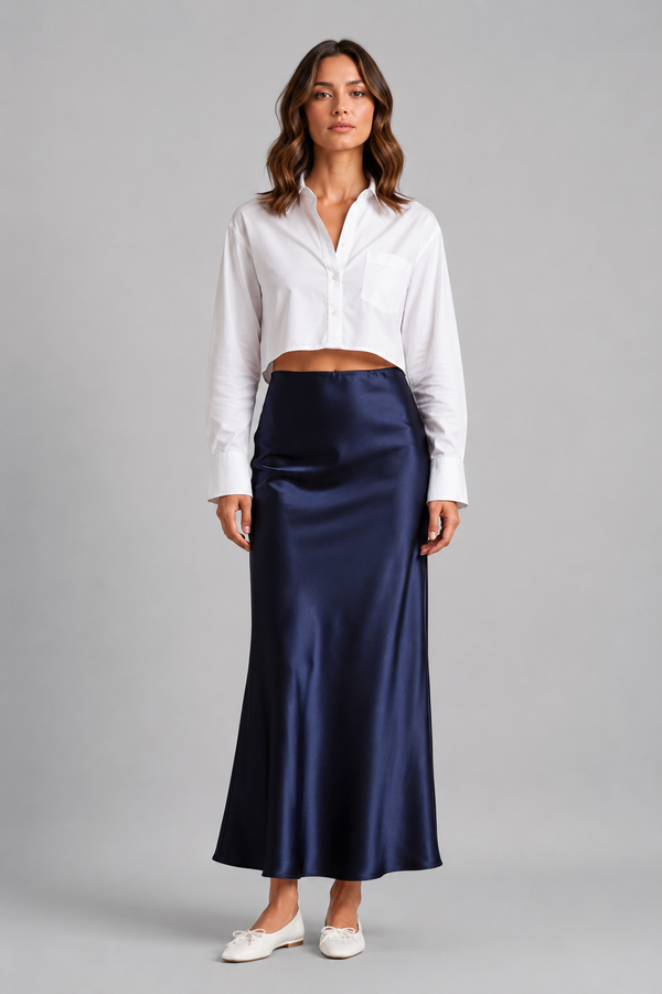 After Dark Satin Skirt