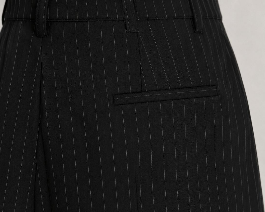 Executive Pinstripe Shorts