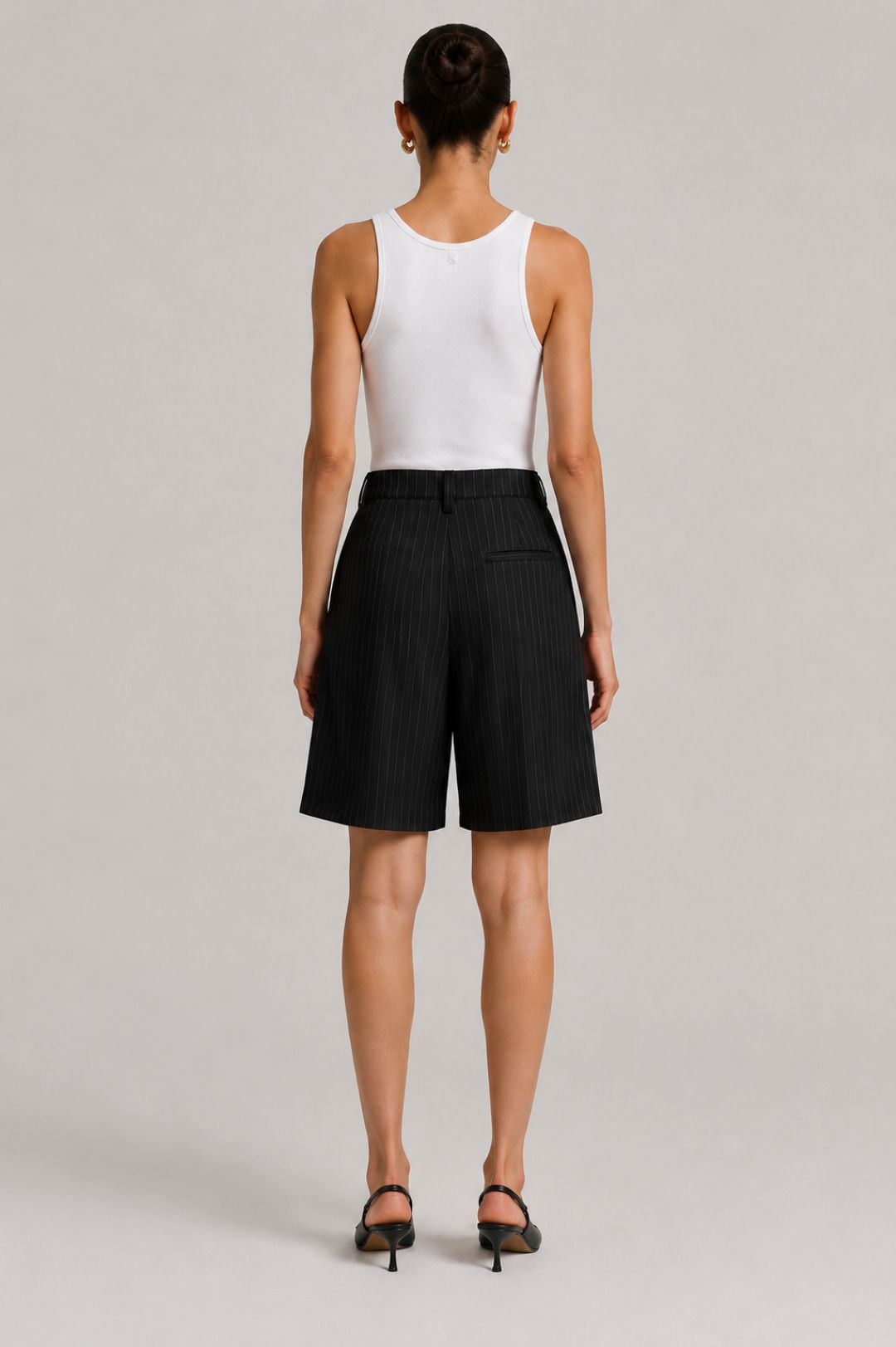 Executive Pinstripe Shorts