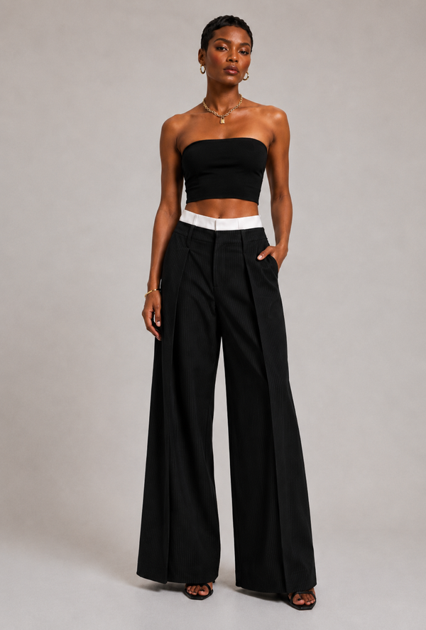 The Muse Pinstripe Trouser – Saynt & Syren