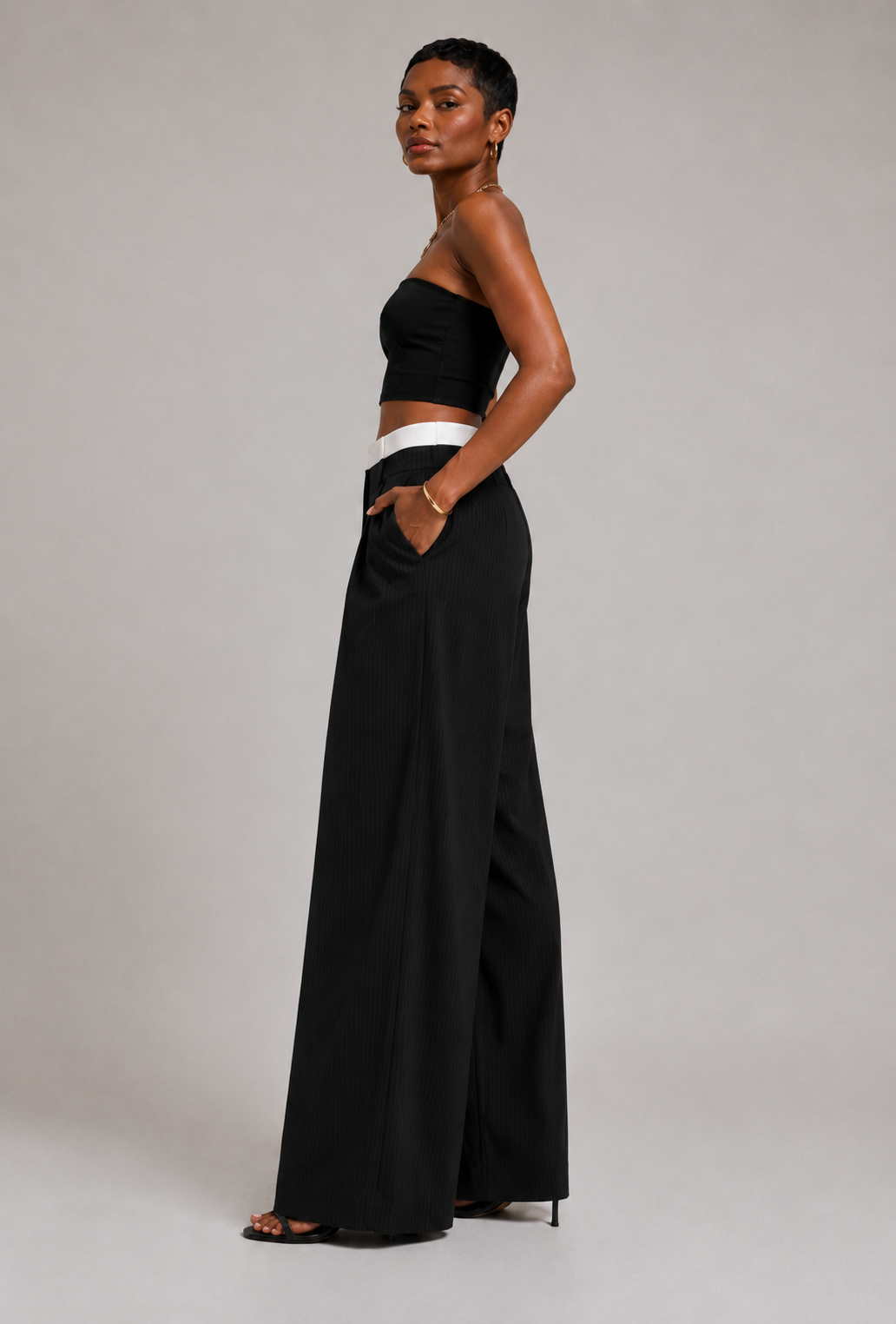 Muse Pinstripe Trouser