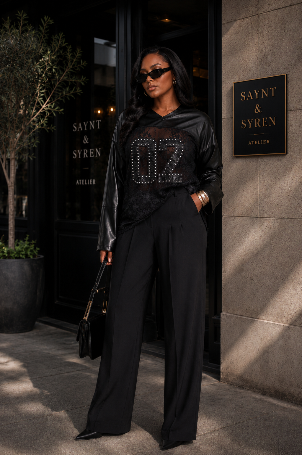 Midnight Lace Armor Tee