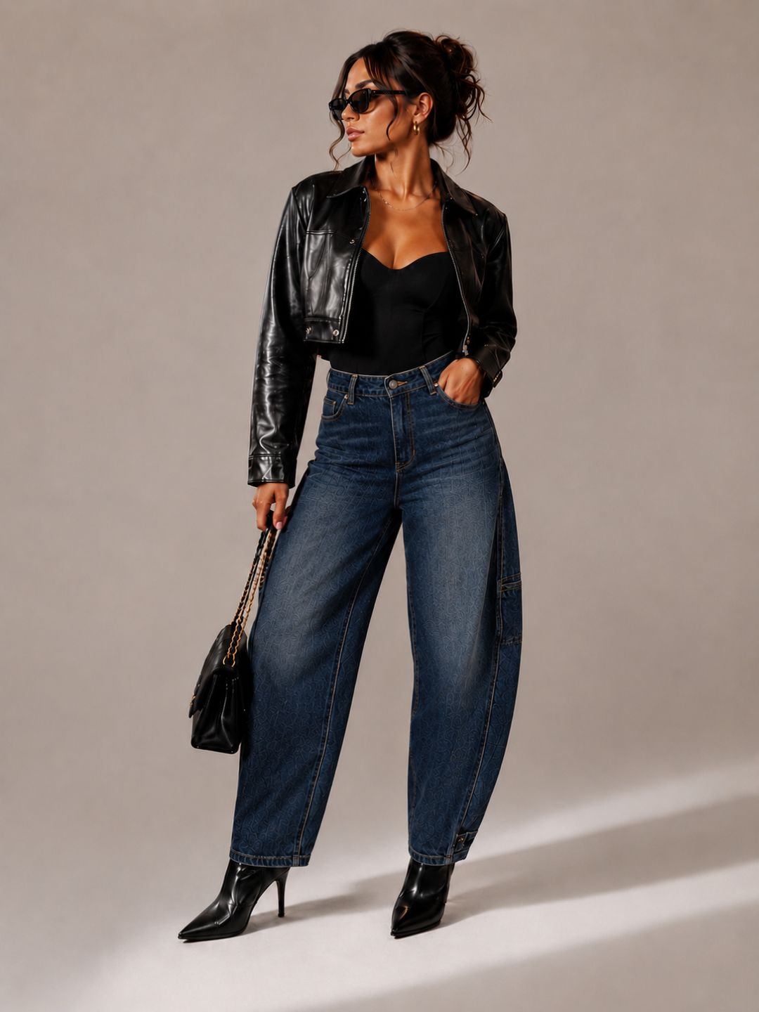 The Regent Barrel Jean
