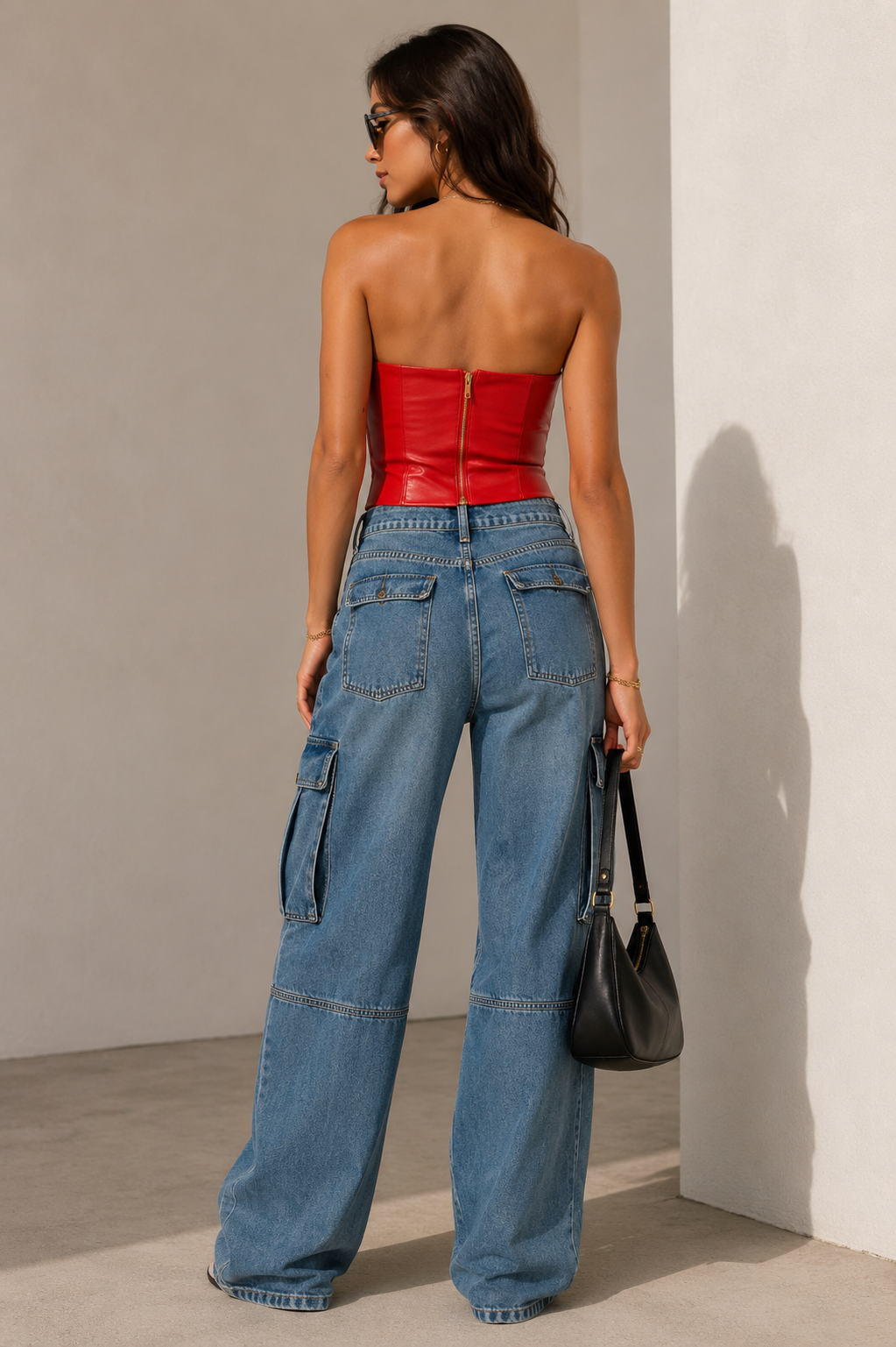 Scarlet Reign Strapless Top