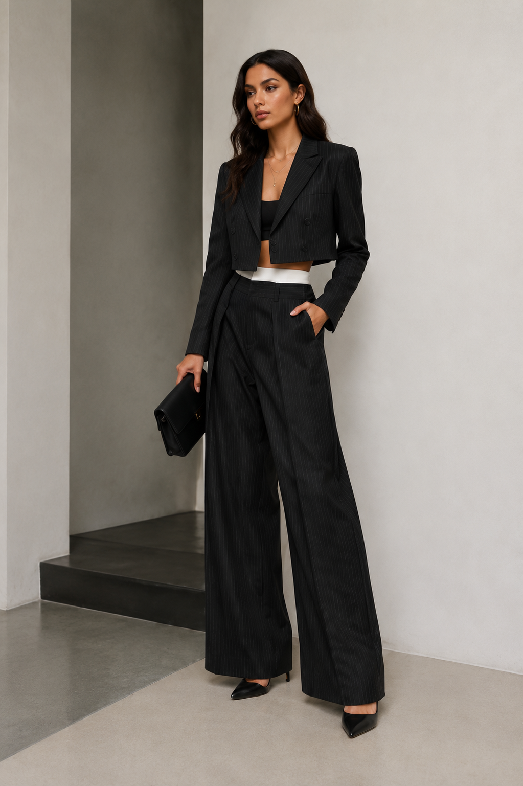 Muse Pinstripe Trouser