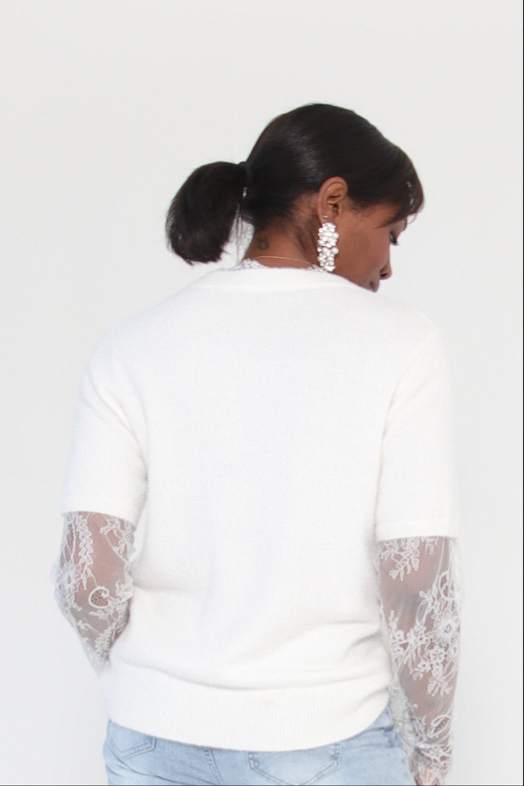 Whisperlace Knit Sweater