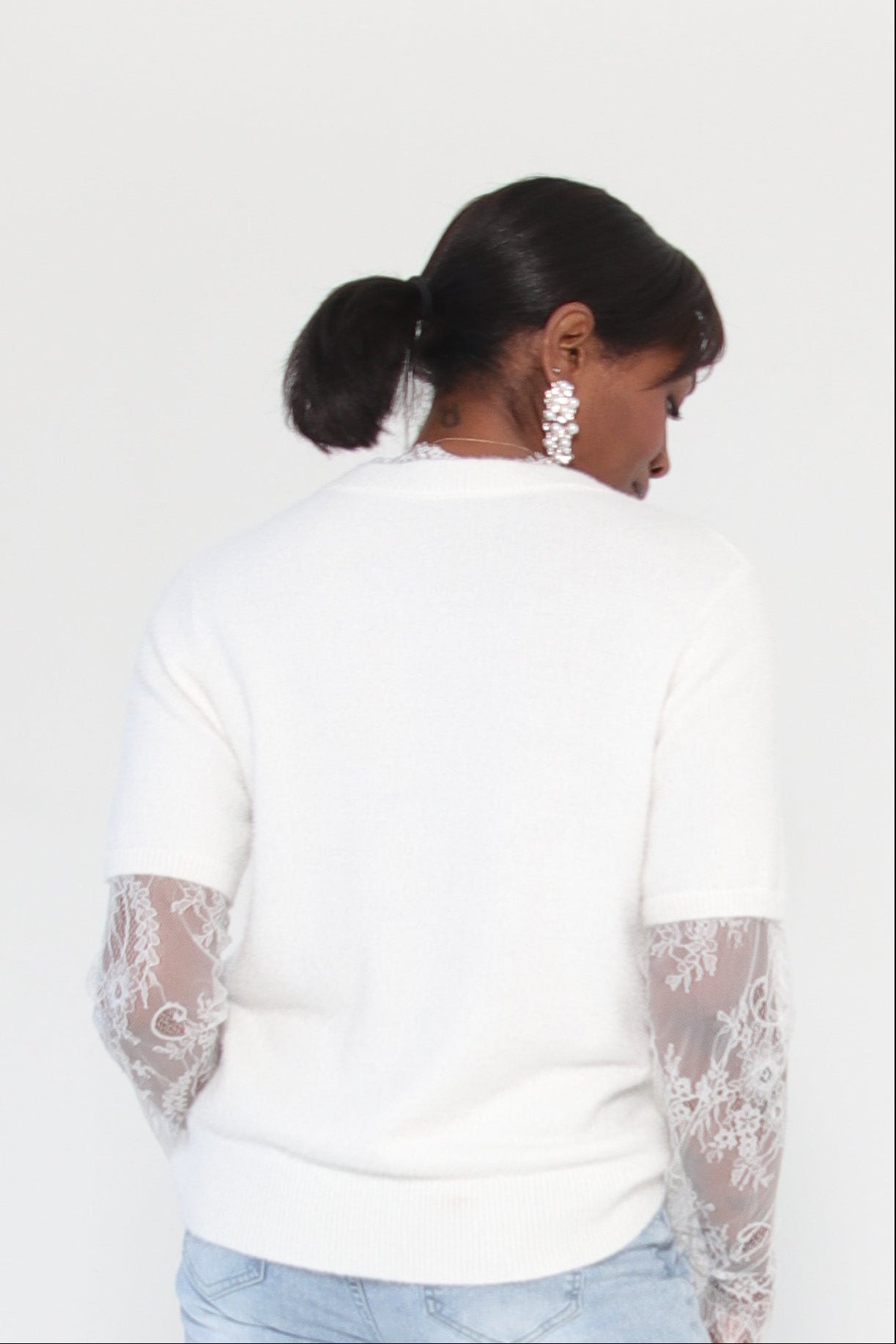 Whisperlace Knit Sweater