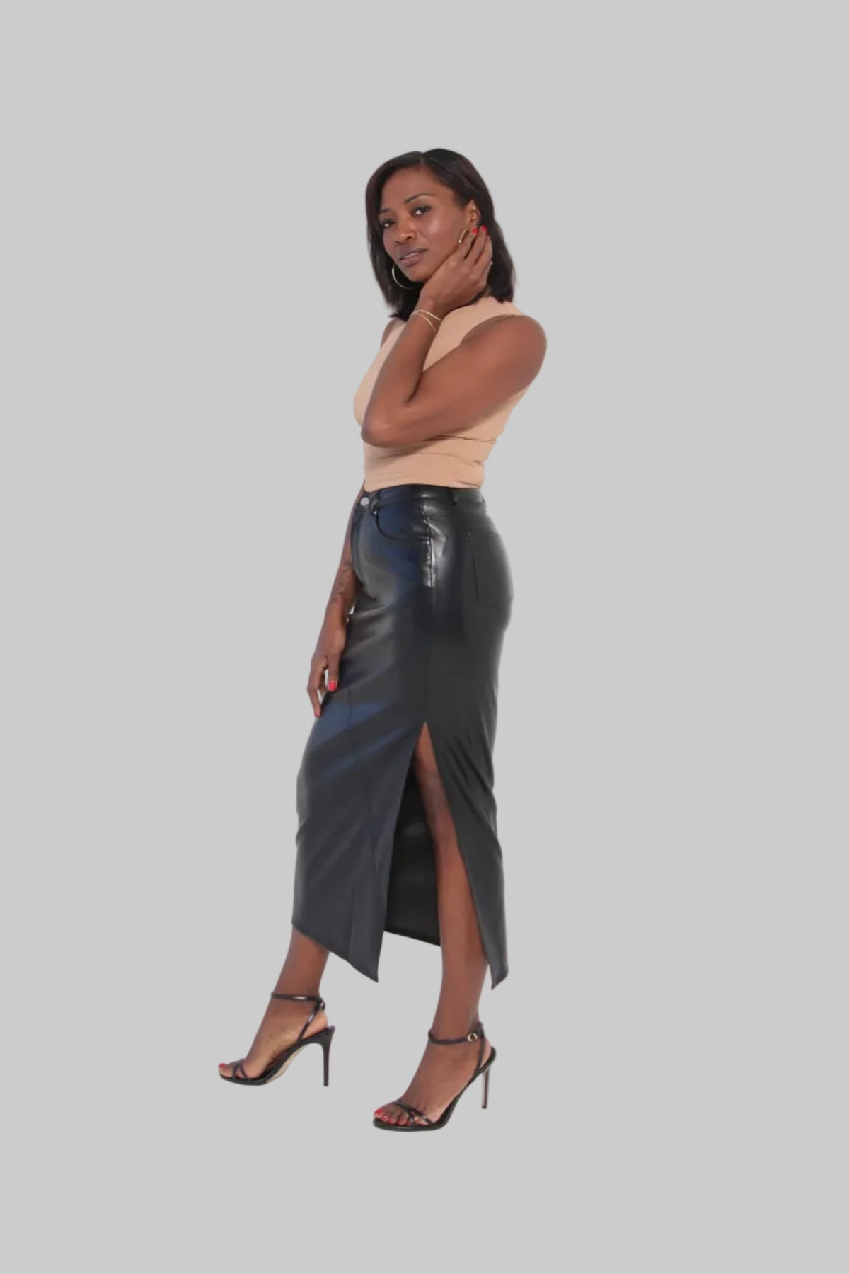 Sleek Split Maxi Skirt