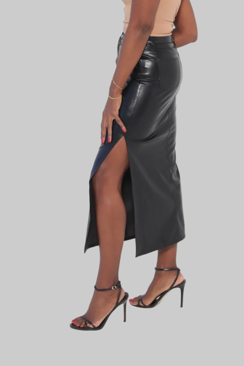 Sleek Split Maxi Skirt