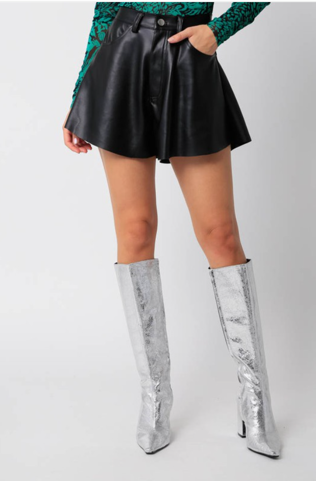 Nightfall PU Shorts