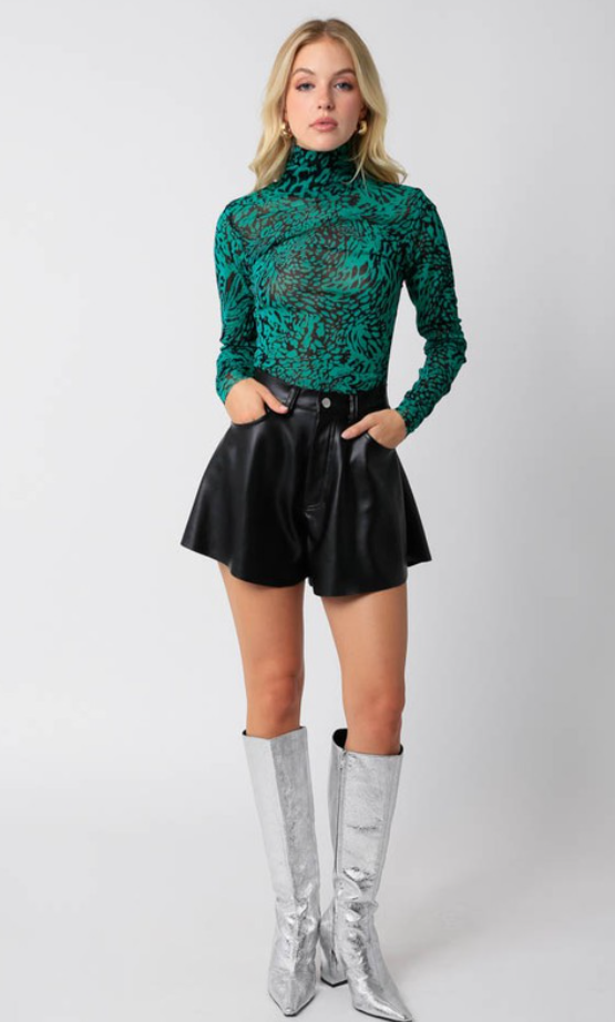 Nightfall PU Shorts