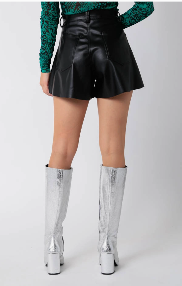 Nightfall PU Shorts